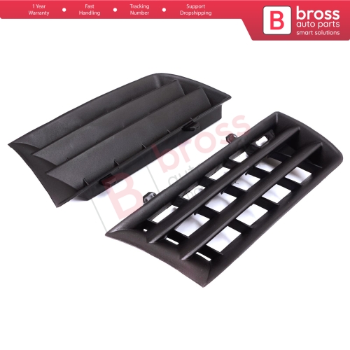Front Bumper Air Vent Grille Panel Left Right for Renault Megane MK2 2002-2006 Pre-Facelift 8200114156