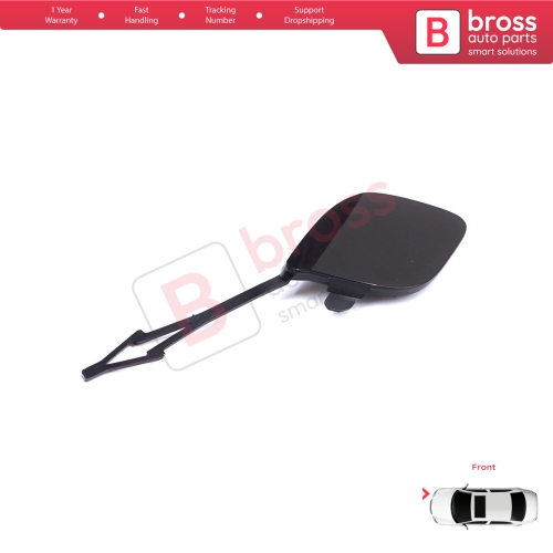 Front Bumper Tow Eye Hook Cover Cap Primed for Renault Clio MK5 V B7 BJA 2019-2023 Pre-Facelift 511806272R