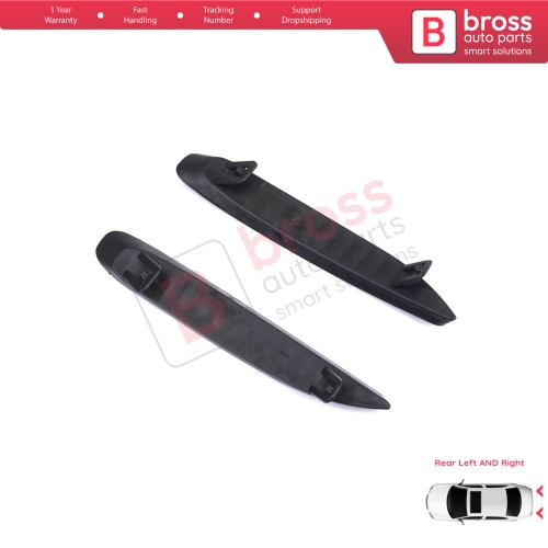 Rear Bumper Right Left Moulding Trim Vent Cover for Renault Megane MK4 LFB 2016-On Sedan 850760115R