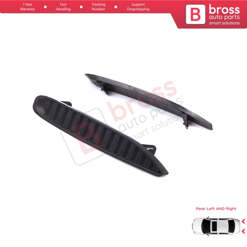 Rear Bumper Right Left Moulding Trim Vent Cover for Renault Megane MK4 LFB 2016-On Sedan 850760115R
