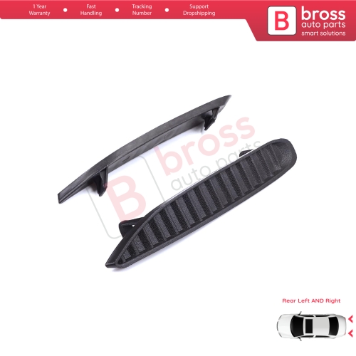 Rear Bumper Right Left Moulding Trim Vent Cover for Renault Megane MK4 LFB 2016-On Sedan 850760115R
