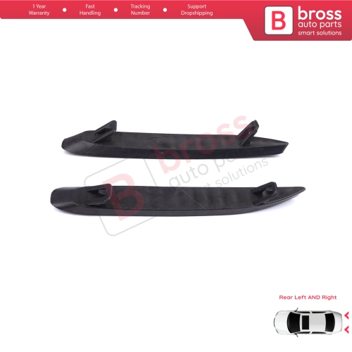 Rear Bumper Right Left Moulding Trim Vent Cover for Renault Megane MK4 LFB 2016-On Sedan 850760115R