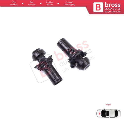2 Pieces Adjustable Bonnet Hood Stop Buffer for Renault Clio MK5 Captur MK2 Taliant Dacia Sandero MK3 658291760R