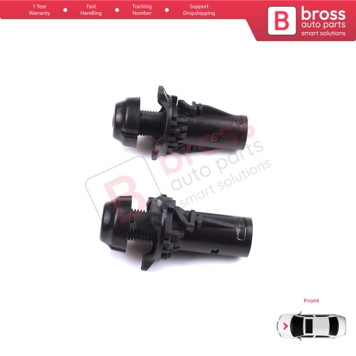 2 Pieces Adjustable Bonnet Hood Stop Buffer for Renault Clio MK5 Captur MK2 Taliant Dacia Sandero MK3 658291760R