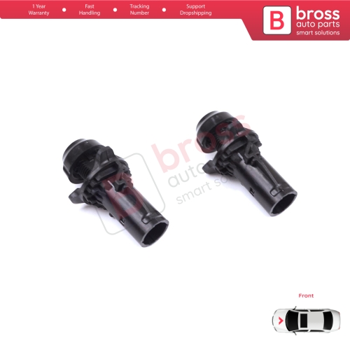 2 Pieces Adjustable Bonnet Hood Stop Buffer for Renault Clio MK5 Captur MK2 Taliant Dacia Sandero MK3 658291760R