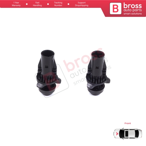 2 Pieces Adjustable Bonnet Hood Stop Buffer for Renault Clio MK5 Captur MK2 Taliant Dacia Sandero MK3 658291760R