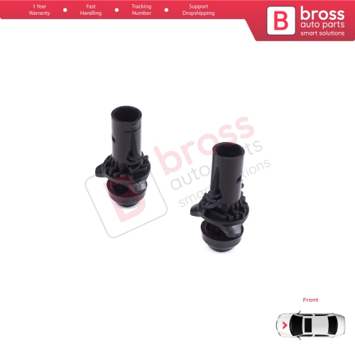 2 Pieces Adjustable Bonnet Hood Stop Buffer for Renault Clio MK5 Captur MK2 Taliant Dacia Sandero MK3 658291760R