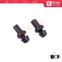 2 Pieces Rear Trunk Tailgate Stop Buffer for VW Seat Skoda 6X0827499 5KD827499 3C5827499B
