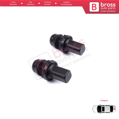 2 Pieces Rear Trunk Tailgate Stop Buffer for VW Seat Skoda 6X0827499 5KD827499 3C5827499B