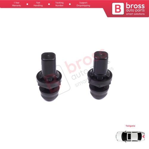 2 Pieces Rear Trunk Tailgate Stop Buffer for VW Seat Skoda 6X0827499 5KD827499 3C5827499B