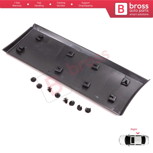 Rear Right Side Moulding Panel For Renault Trafic MK3 Fiat Talento Opel Vivaro B Nissan NV300 Primastar 788129036