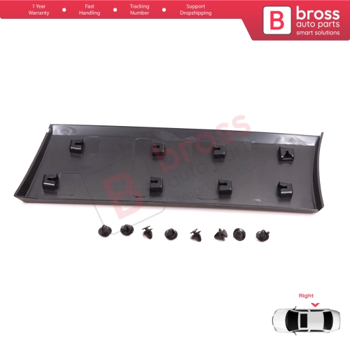 Rear Right Side Moulding Panel For Renault Trafic MK3 Fiat Talento Opel Vivaro B Nissan NV300 Primastar 788129036