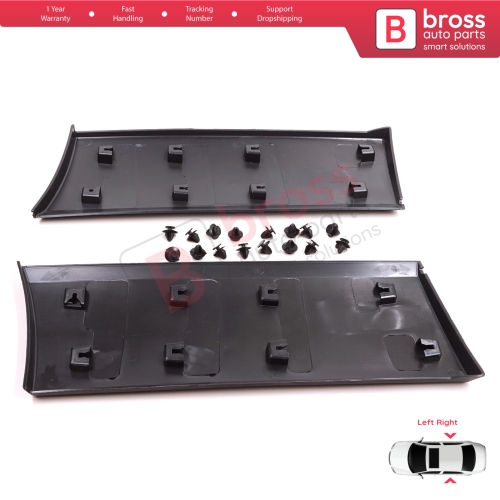 Rear Left Right Side Moulding Panel For Renault Trafic MK3 Fiat Talento Opel Vivaro B Nissan NV300 Primastar 788137407 788129036