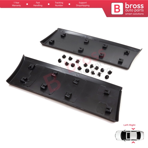 Rear Left Right Side Moulding Panel For Renault Trafic MK3 Fiat Talento Opel Vivaro B Nissan NV300 Primastar 788137407 788129036
