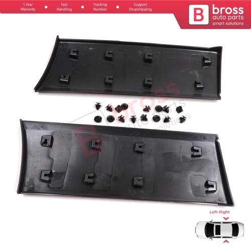 Rear Left Right Side Moulding Panel For Renault Trafic MK3 Fiat Talento Opel Vivaro B Nissan NV300 Primastar 788137407 788129036