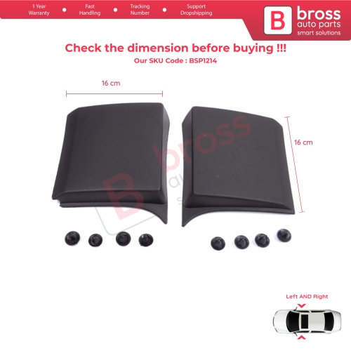 Left Right Side Moulding Panel For Renault Trafic MK3 Fiat Talento Opel Vivaro B Nissan NV300 Primastar 768196228 768185709