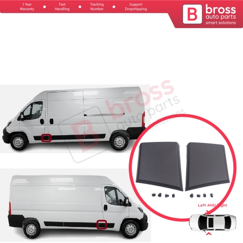 Left Right Side Moulding Panel Pillar Trim For Fiat Ducato MK3 Boxer 250 Jumper Relay MK2 Daily 2006-2024 8547W6 8547W4
