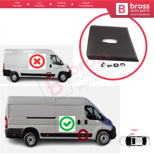 Right Side Moulding Panel Pillar Trim For Fiat Ducato MK3 Boxer 250 Jumper Relay MK2 Daily 2006-2024 8547W3