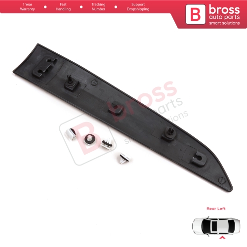 Rear Left Side Sliding Door Moulding Strip Panel For Ford Transit Courier MK1 B460 2014-2023 1854160