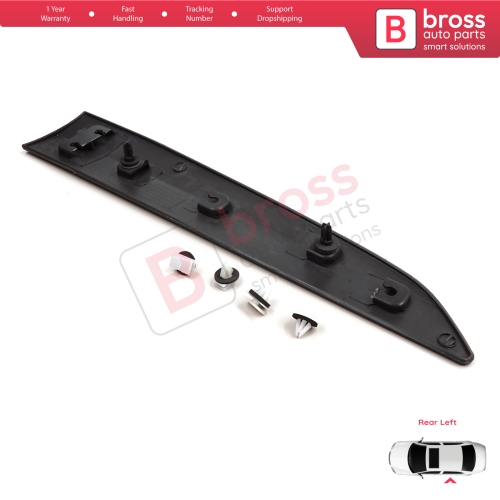 Rear Left Side Sliding Door Moulding Strip Panel For Ford Transit Courier MK1 B460 2014-2023 1854160