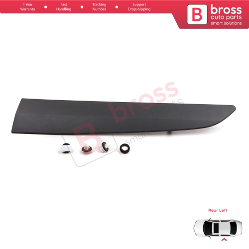 Rear Left Side Sliding Door Moulding Strip Panel For Ford Transit Courier MK1 B460 2014-2023 1854160