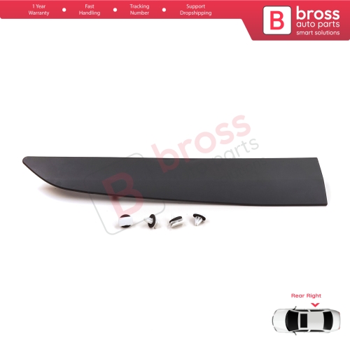 Rear Right Side Sliding Door Moulding Strip Panel For Ford Transit Tourneo Courier MK1 B460 2014-2023 1854158