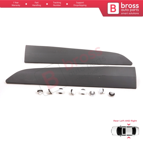 Rear Left Right Side Sliding Door Moulding Strip Panel For Ford Transit Tourneo Courier MK1 B460 2014-2023 1854160 1854158