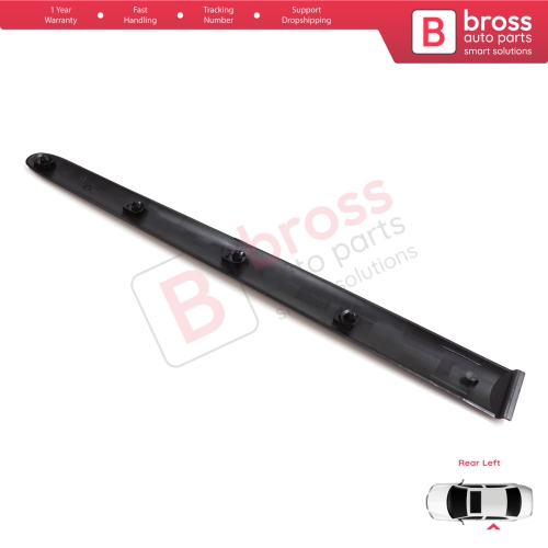 Rear Left Side Door Moulding Strip Panel For Peugeot 206 206+ 1998-2013  4/5 Door 8546E6