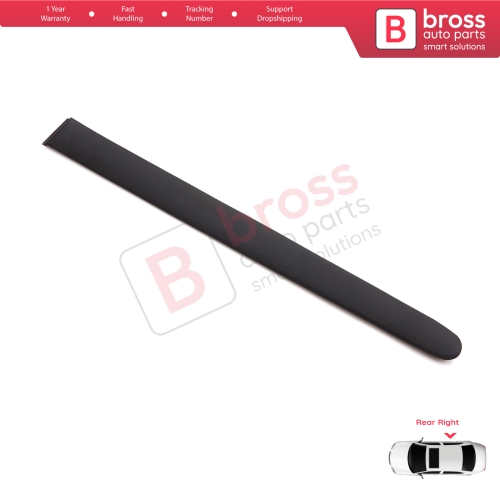Rear Right Side Door Moulding Strip Panel For Peugeot 206 206+ 1998-2013  4/5 Door 8546E7
