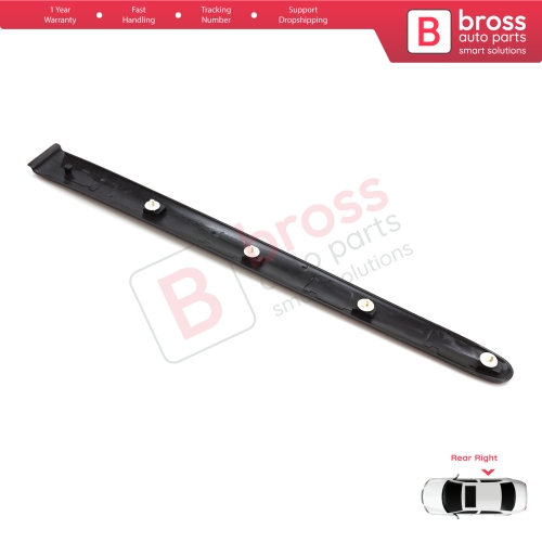 Rear Right Side Door Moulding Strip Panel For Peugeot 206 206+ 1998-2013  4/5 Door 8546E7