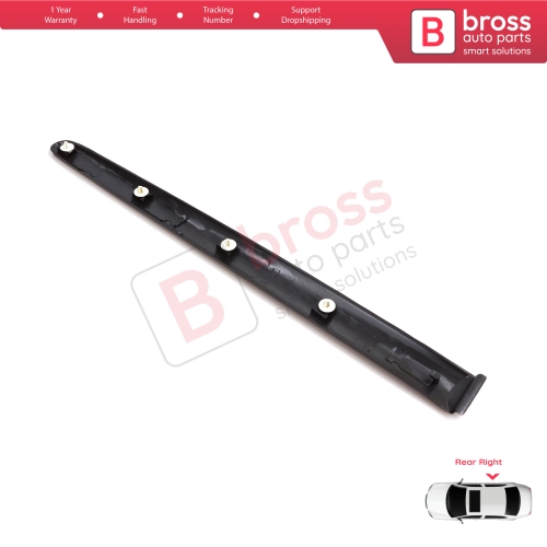 Rear Right Side Door Moulding Strip Panel For Peugeot 206 206+ 1998-2013  4/5 Door 8546E7