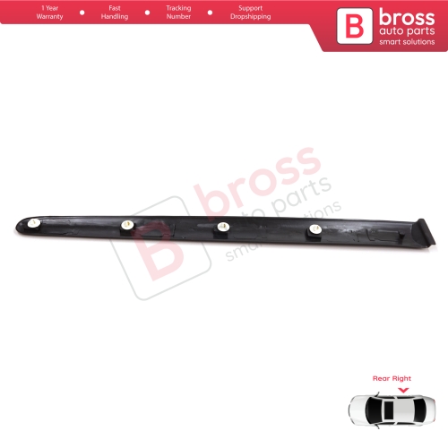 Rear Right Side Door Moulding Strip Panel For Peugeot 206 206+ 1998-2013  4/5 Door 8546E7