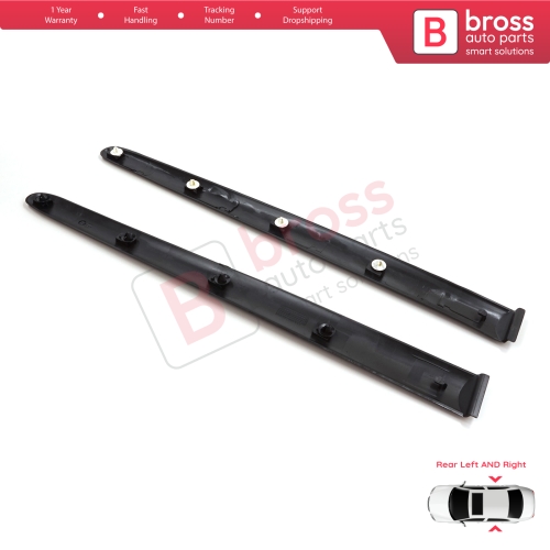 Rear Left Right Side Door Moulding Strip Panel For Peugeot 206 206+ 1998-2013  4/5 Door 8546E6 8546E7