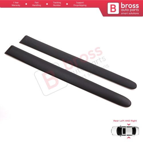 Rear Left Right Side Door Moulding Strip Panel For Peugeot 206 206+ 1998-2013  4/5 Door 8546E6 8546E7