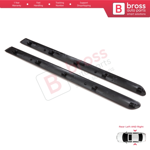 Rear Left Right Side Door Moulding Strip Panel For Peugeot 307 3A/C 3E 3H 2000-2012 4/5 Door 8546H5 8546H6