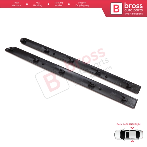 Rear Left Right Side Door Moulding Strip Panel For Peugeot 307 3A/C 3E 3H 2000-2012 4/5 Door 8546H5 8546H6