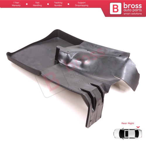 Rear Right Mud Flap Splash Guard for Mercedes Sprinter 906 NCV3 VW Crafter MK1 2006-2017 A9068820304
