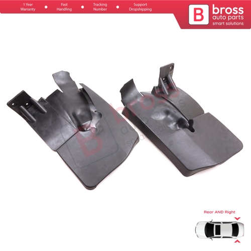 Rear Left Right Mud Flap Splash Guard for Mercedes Sprinter 906 NCV3 VW Crafter MK1 2006-2017 9068820204 9068820304