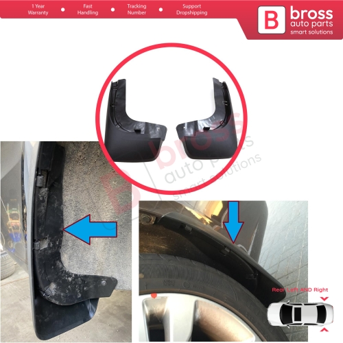 Rear Right Left Mud Flap Splash Guard for Mercedes V Class Vito W447 2014-On A4478900100