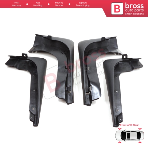 Front Rear Right Left Mud Flap Splash Guard for Mercedes V Class Vito W447 2014-On 4478900000 4478900100
