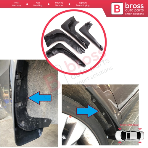 Front Rear Right Left Mud Flap Splash Guard for Mercedes V Class Vito W447 2014-On 4478900000 4478900100