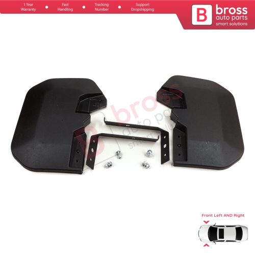 Front Left Right Mud Flap Splash Guard for Ford Transit MK8 T18 V363 FAD FBD FCD FDD FED 2013-On 1820756 1820757