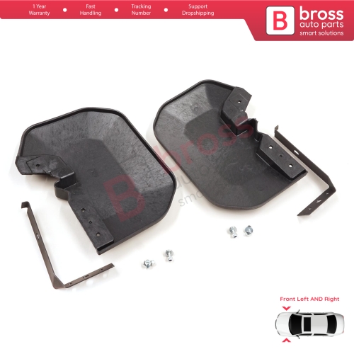 Front Left Right Mud Flap Splash Guard for Ford Transit MK8 T18 V363 FAD FBD FCD FDD FED 2013-On 1820756 1820757