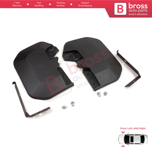 Front Left Right Mud Flap Splash Guard for Ford Transit MK8 T18 V363 FAD FBD FCD FDD FED 2013-On 1820756 1820757