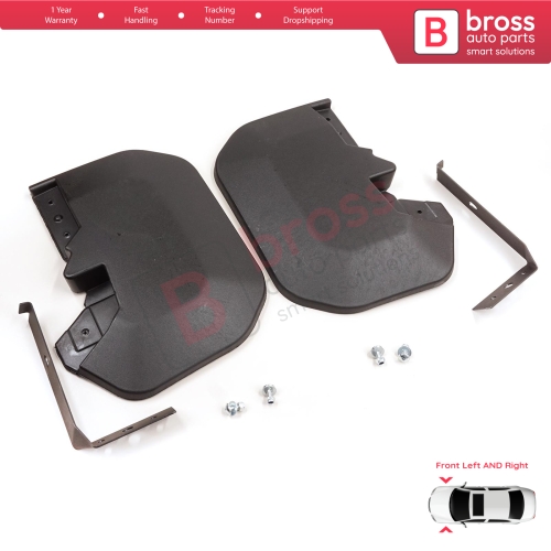 Front Left Right Mud Flap Splash Guard for Ford Transit MK8 T18 V363 FAD FBD FCD FDD FED 2013-On 1820756 1820757