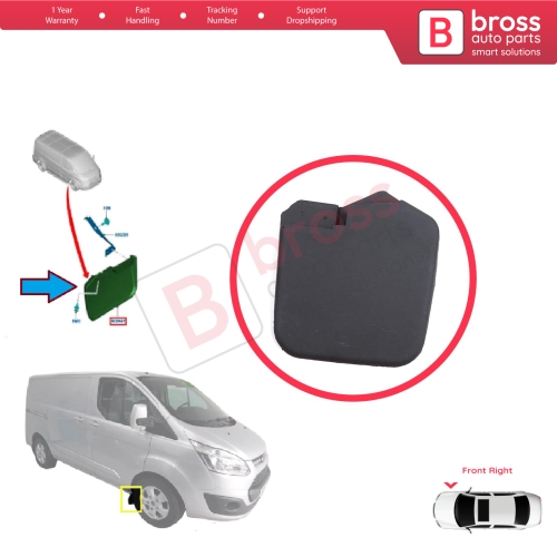 Front Right Mud Flap Splash Guard for Ford Transit Custom Tourneo V362 MK1 FY FZ F3 2012-2023 1915641