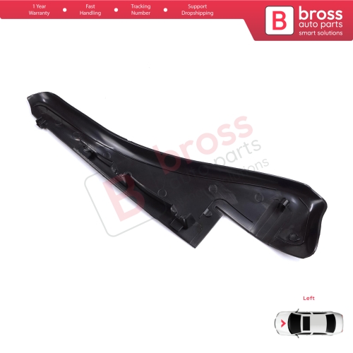 Windshield Moulding Trim Grille Bracket Strip Left for Renault Master MK3 Nissan NV400 Interstar Vauxhall Opel Movano B 668110012R