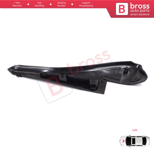 Windshield Moulding Trim Grille Bracket Strip Left for Renault Master MK3 Nissan NV400 Interstar Vauxhall Opel Movano B 668110012R