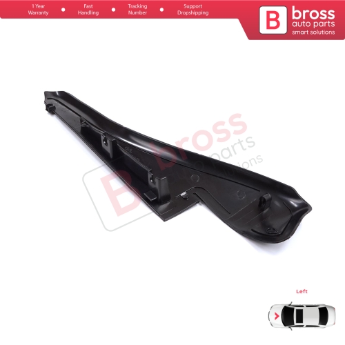 Windshield Moulding Trim Grille Bracket Strip Left for Renault Master MK3 Nissan NV400 Interstar Vauxhall Opel Movano B 668110012R
