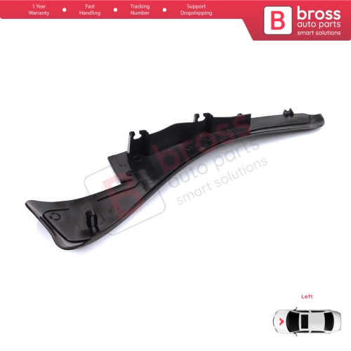 Windshield Moulding Trim Grille Bracket Strip Left for Renault Master MK3 Nissan NV400 Interstar Vauxhall Opel Movano B 668110012R